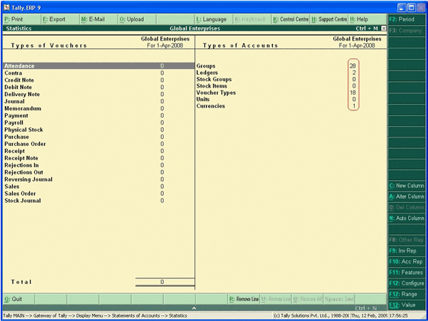 Tally ERP use interfernce