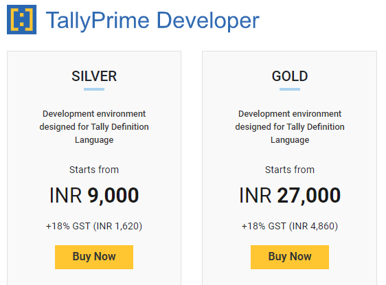 Tally Software and Price