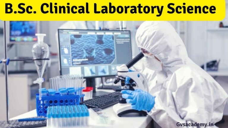 B.Sc. Clinical Laboratory Science